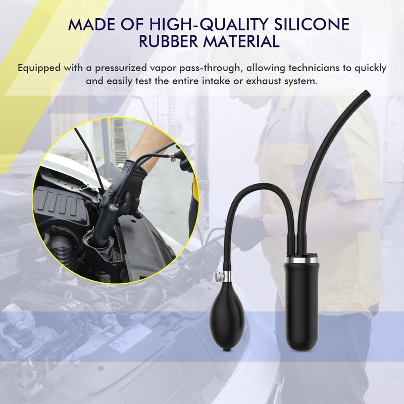 CMTOOL Universal Bladder Adapter Automotive Smoke Machine Inflatable Bladder, EVAP Smoke Machine Leak Tester Adaptor, Intake Exhaust Leak Detector Tool - Image 3